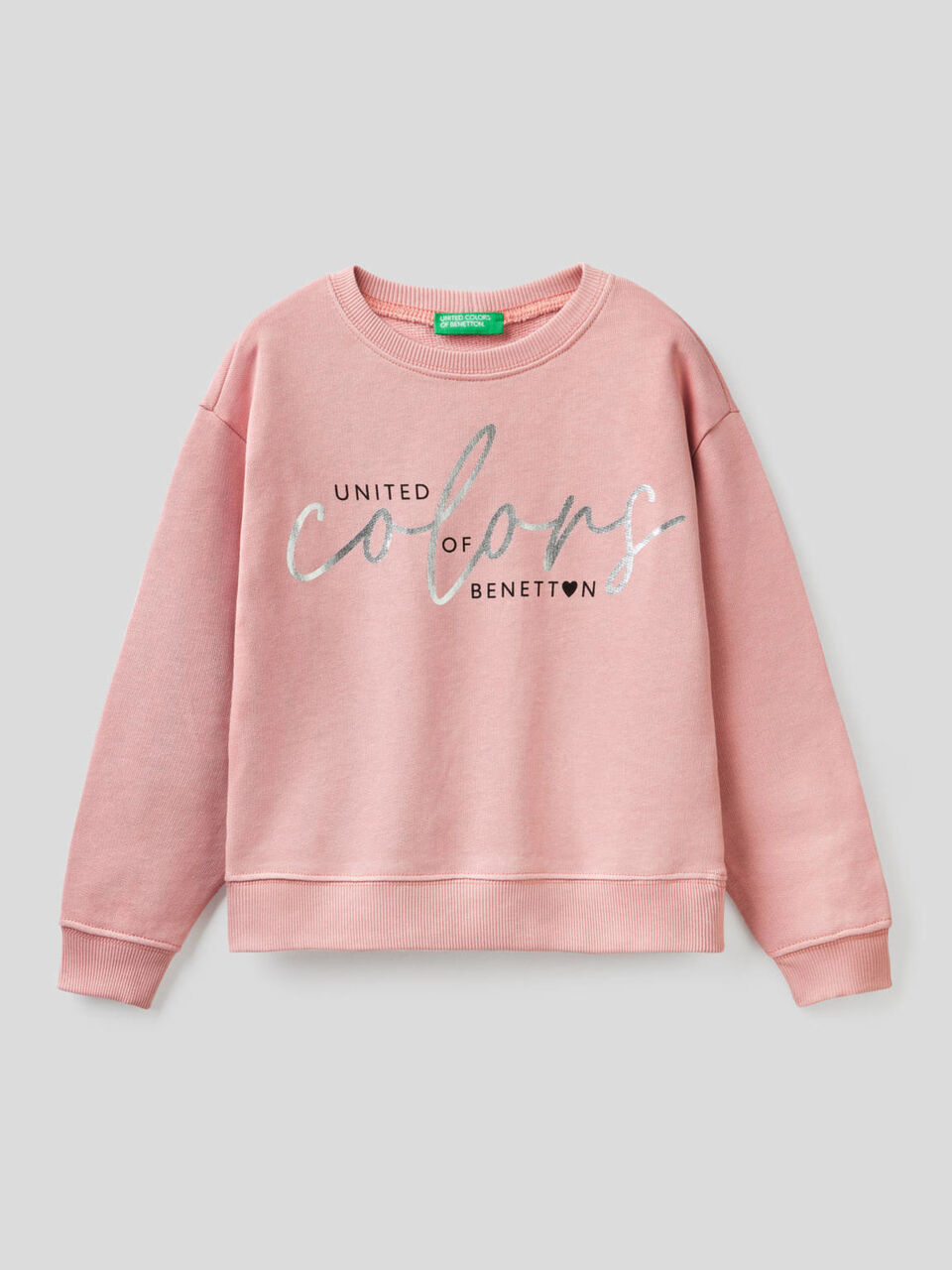 Felpa in 100% cotone con logo image number 1