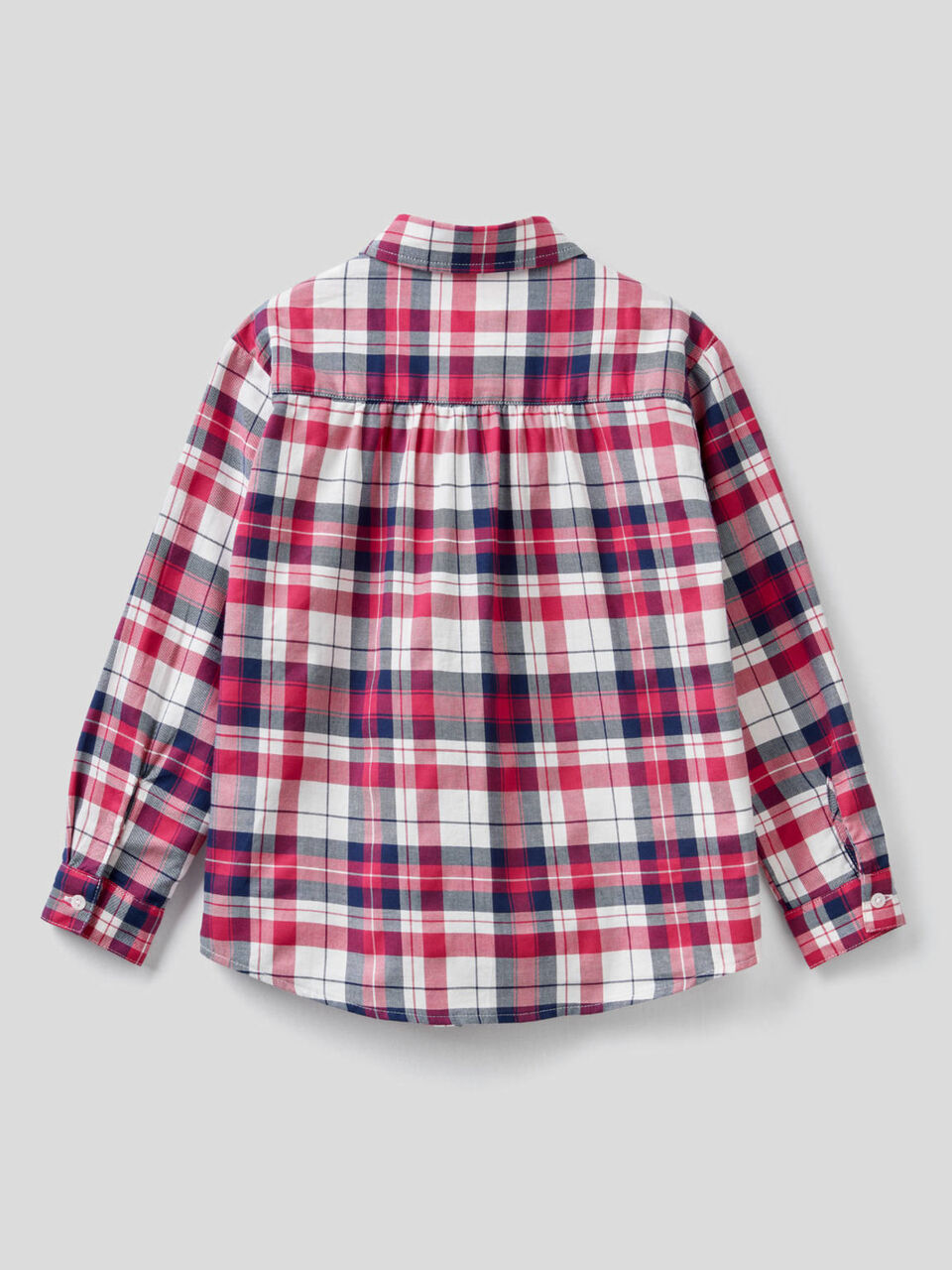 Check shirt in cotton blend image number 2