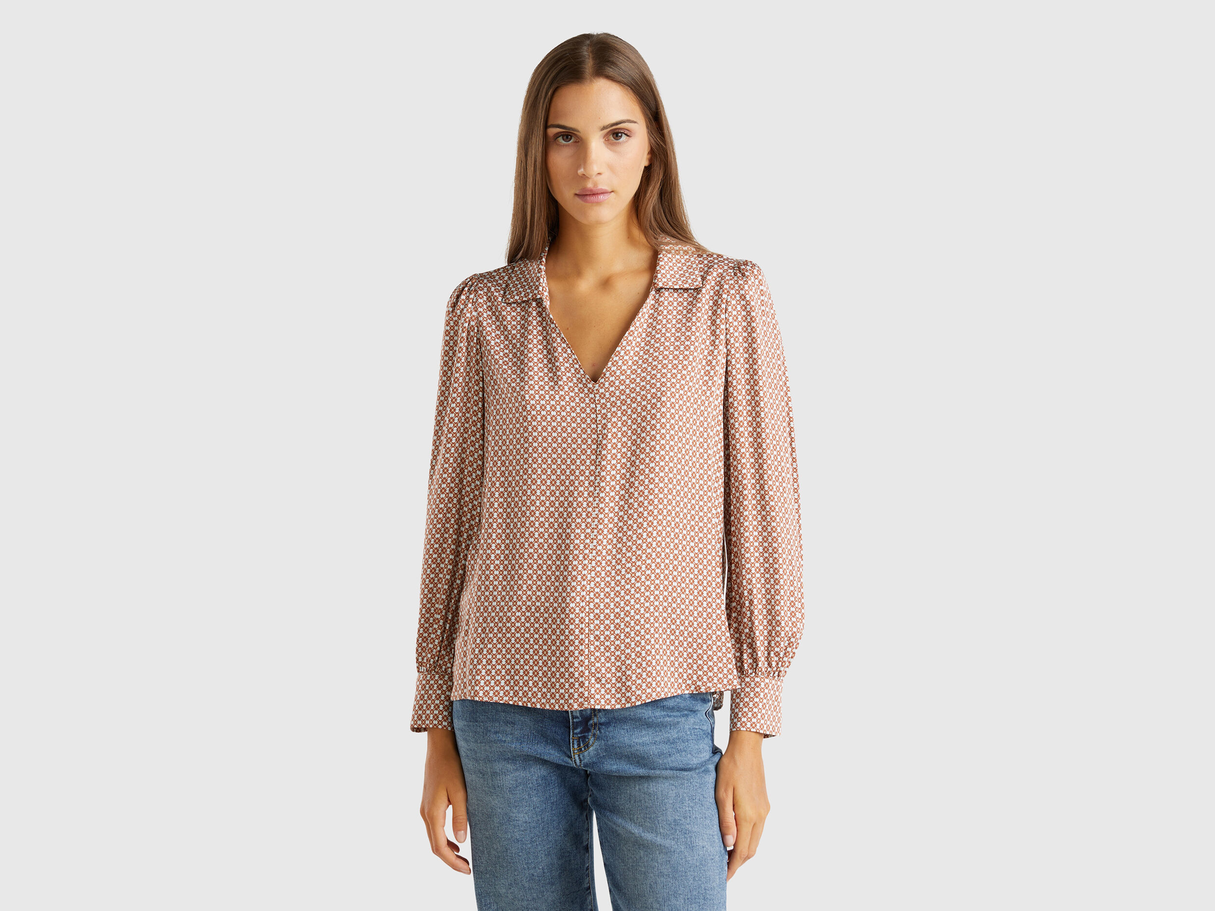 Chemisiers et Blouses Femme Nouvelle Collection 2024 Benetton