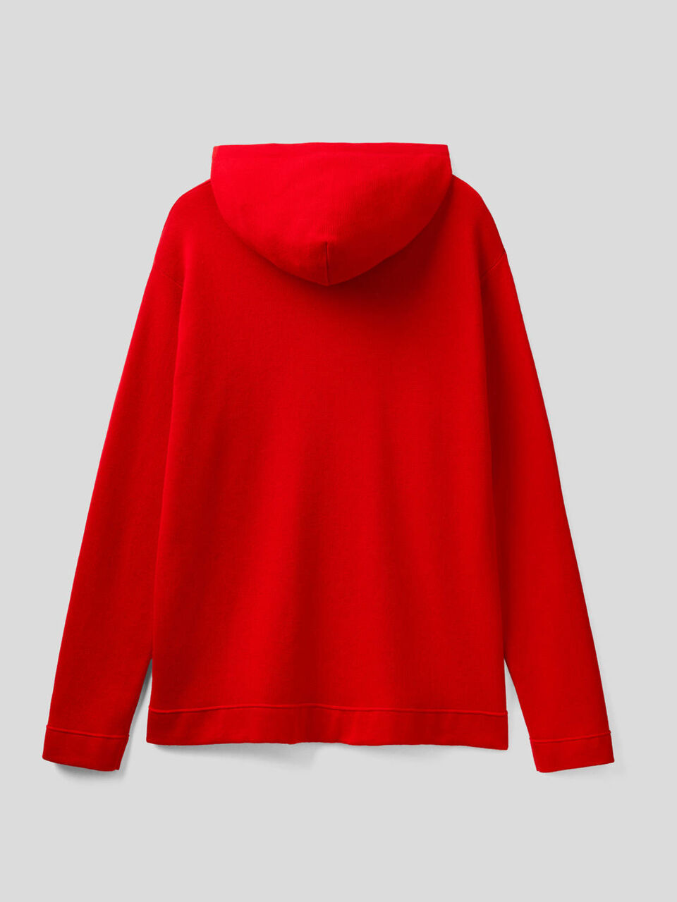 Pullover aus Trikot-Baumwolle mit Kapuze image number 2