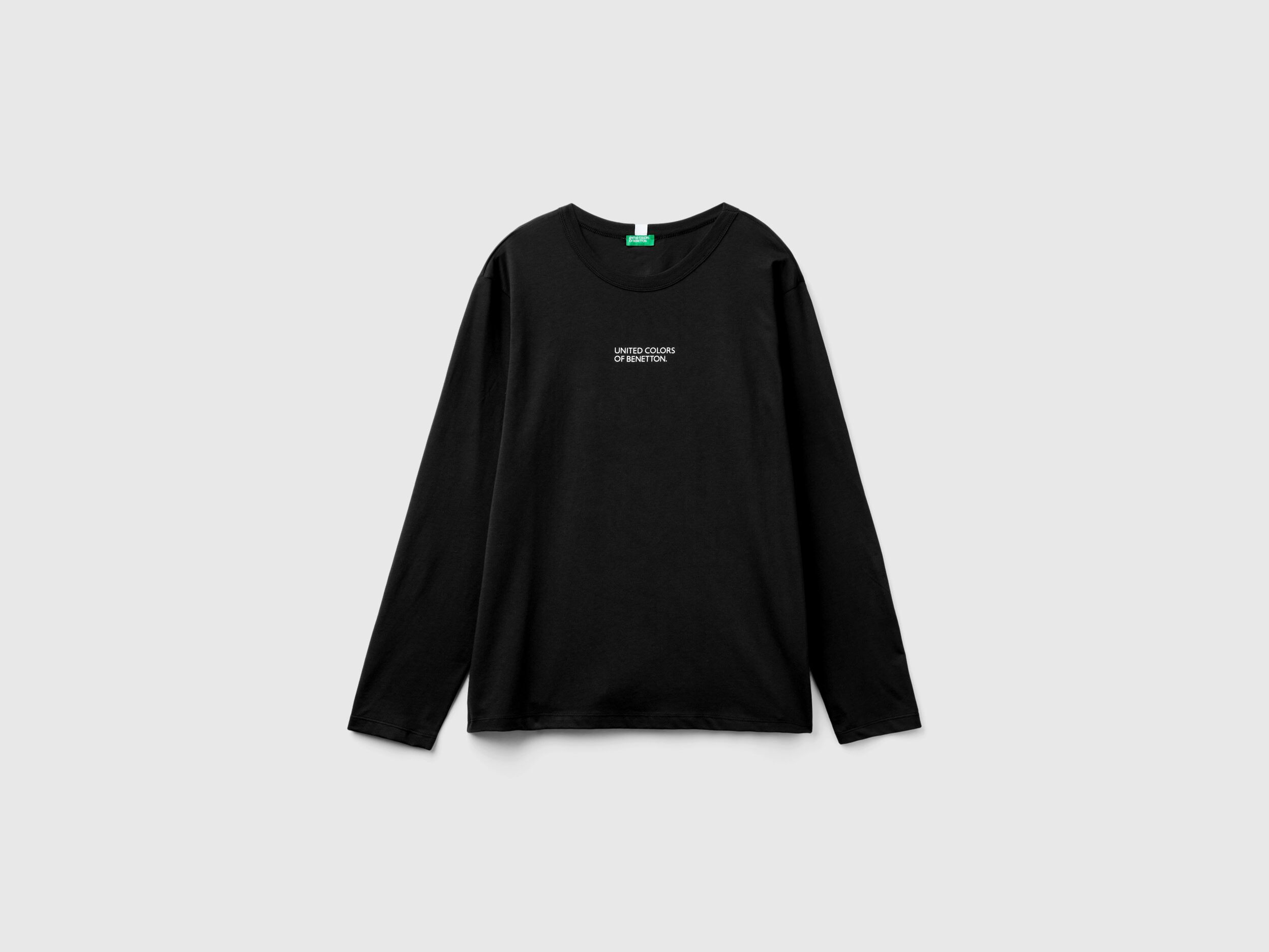 Benetton maglie cotone manica lunga outlet