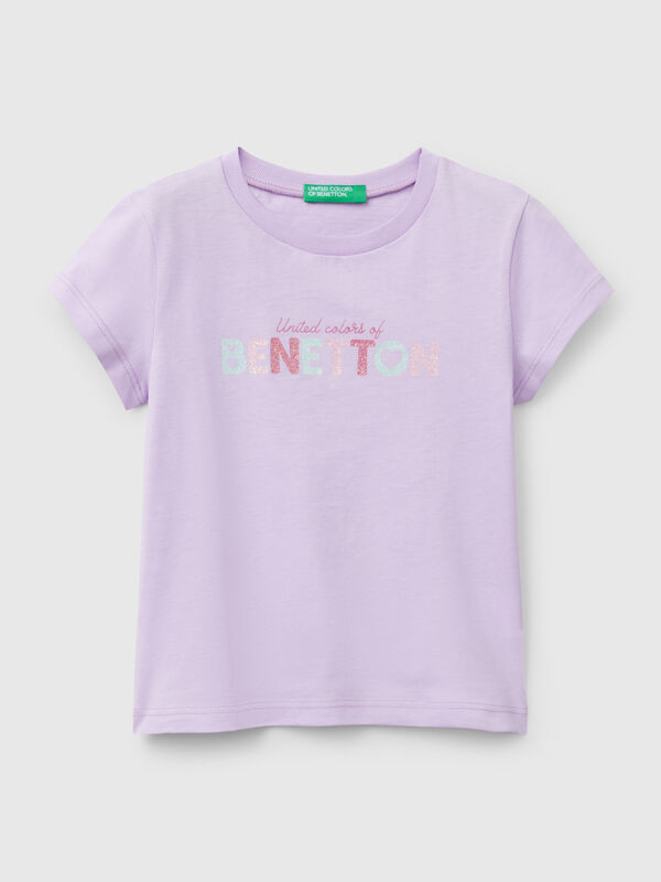 T-shirt with glitter print Junior Girl