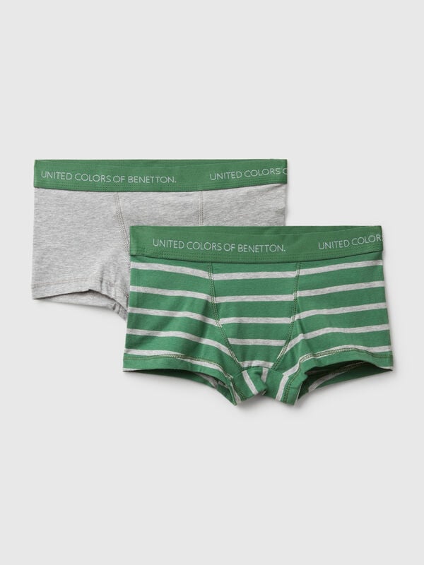 Zwei Boxershorts aus Stretch-Baumwolle Jungen