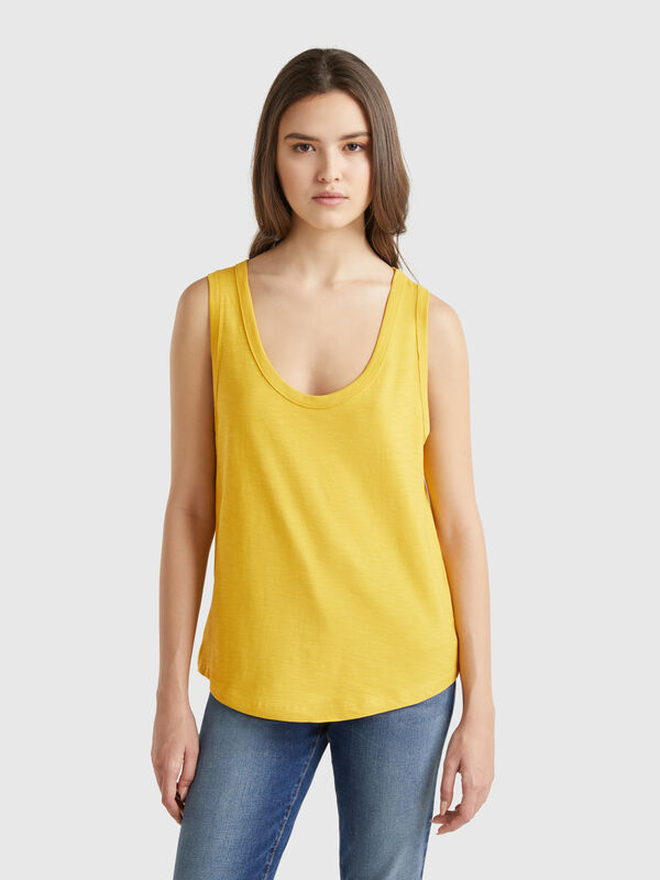 Leichtes Tanktop aus Baumwolle Damen