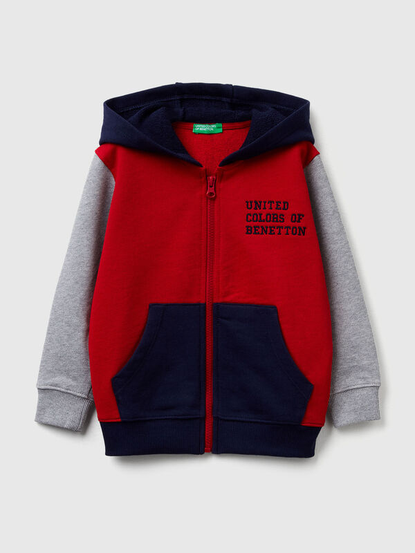 Sweat à capuche avec broderie Garçon