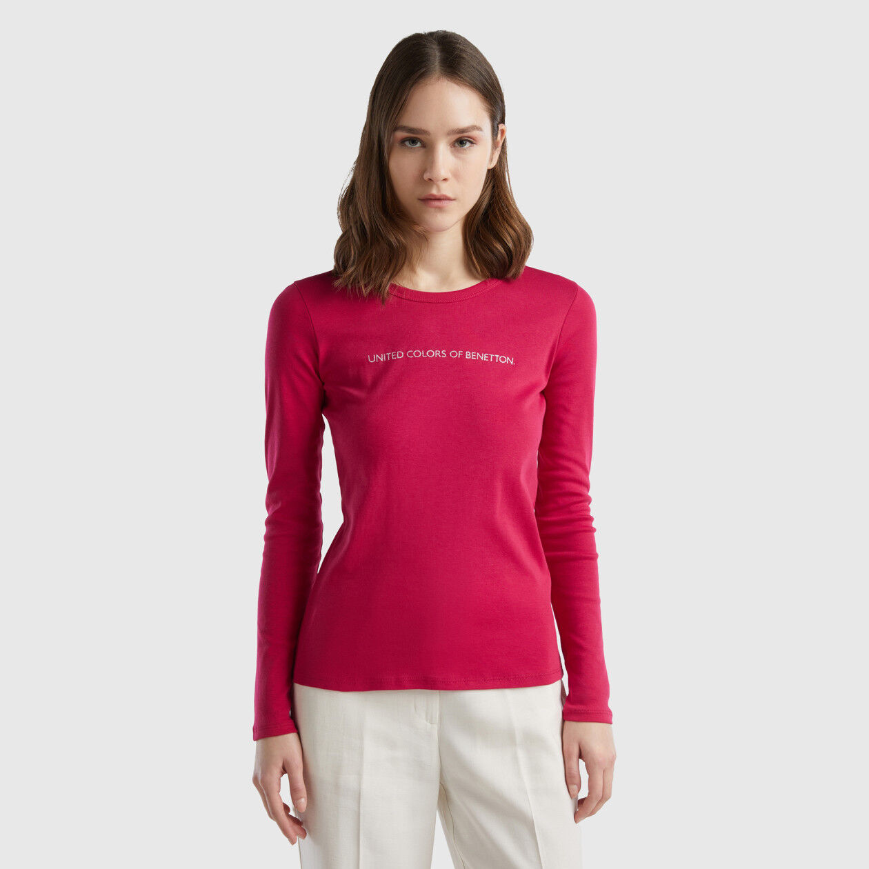 Benetton magliette manica lunga hot sale