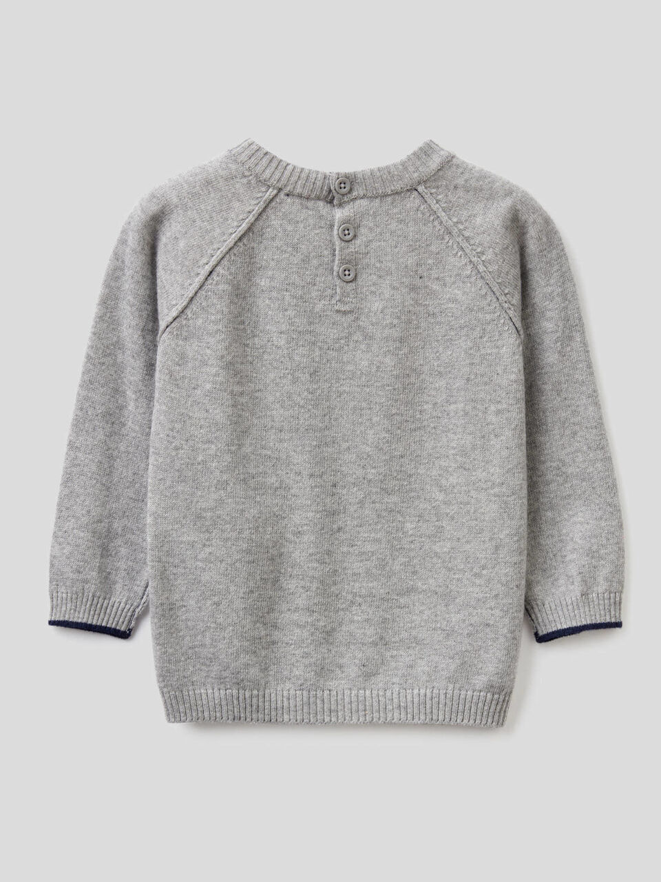 Pull col rond avec manches raglan image number 2