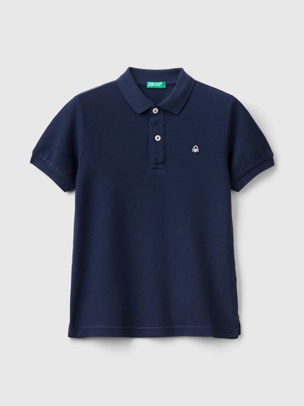 Polo slim fit in puro cotone Bambino