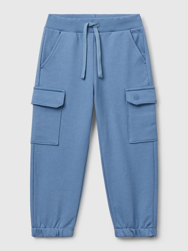 Pantalon cargo sweat-shirt Garçon
