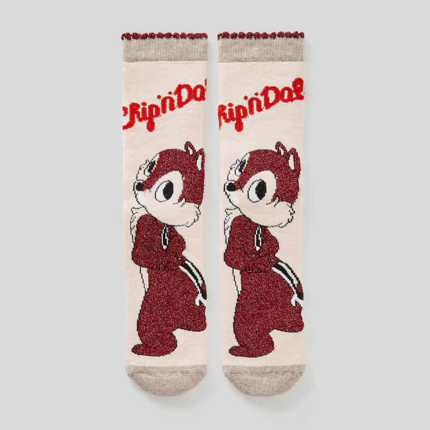 Chip 'n' Dale non-slip socks
