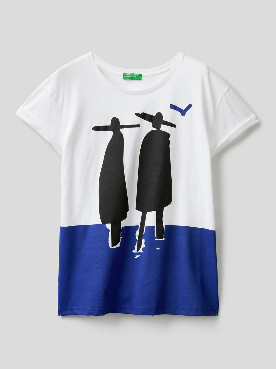 T-Shirt aus 100% Baumwolle mit Maxiprint image number 1