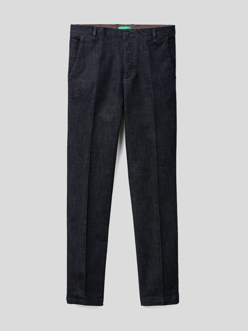 Chino en denim de coton stretch image number null