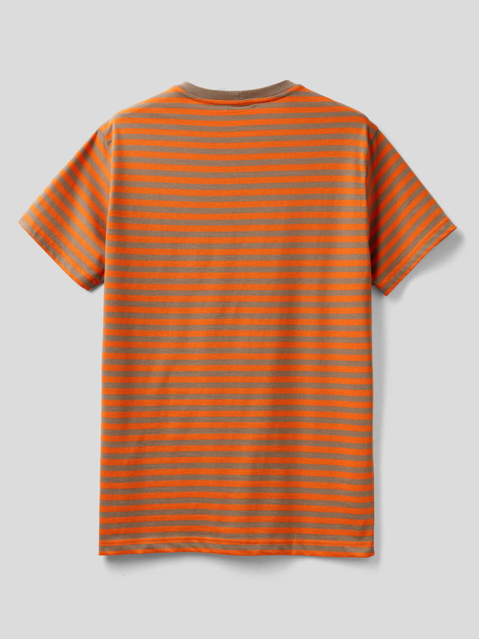 T-shirt à rayures en 100% coton bio image number 2