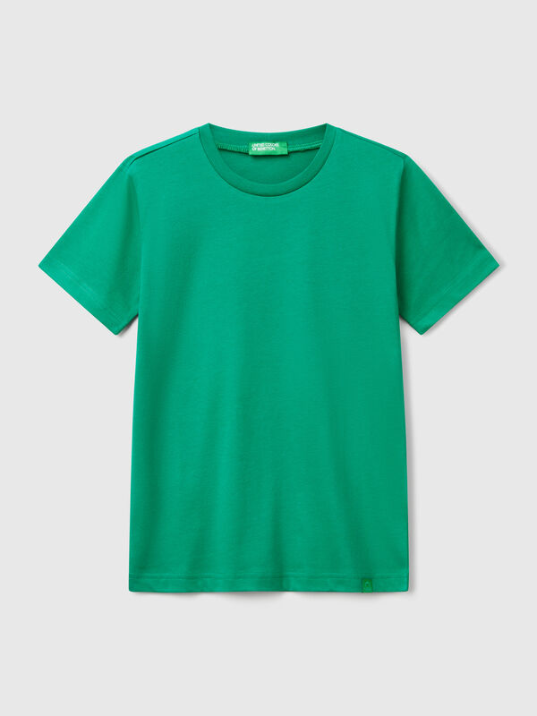 Kurzärmliges Baumwoll-T-Shirt Jungen