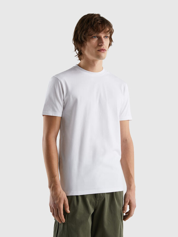 Slim Fit-T-Shirt in stretchiger Baumwolle Herren