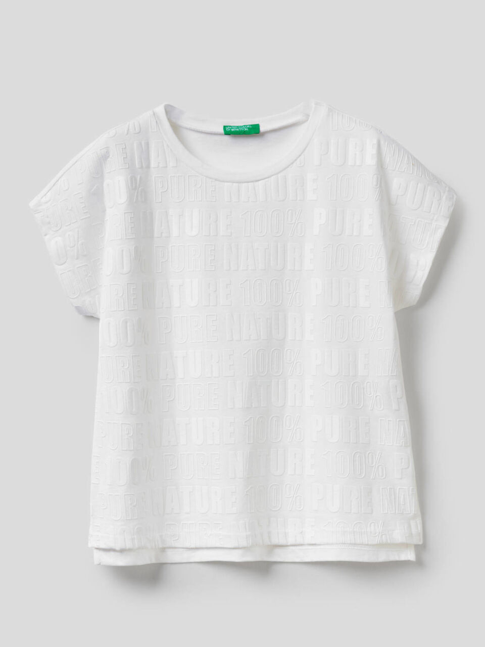 T-shirt 100% coton avec imprimé en relief image number 1