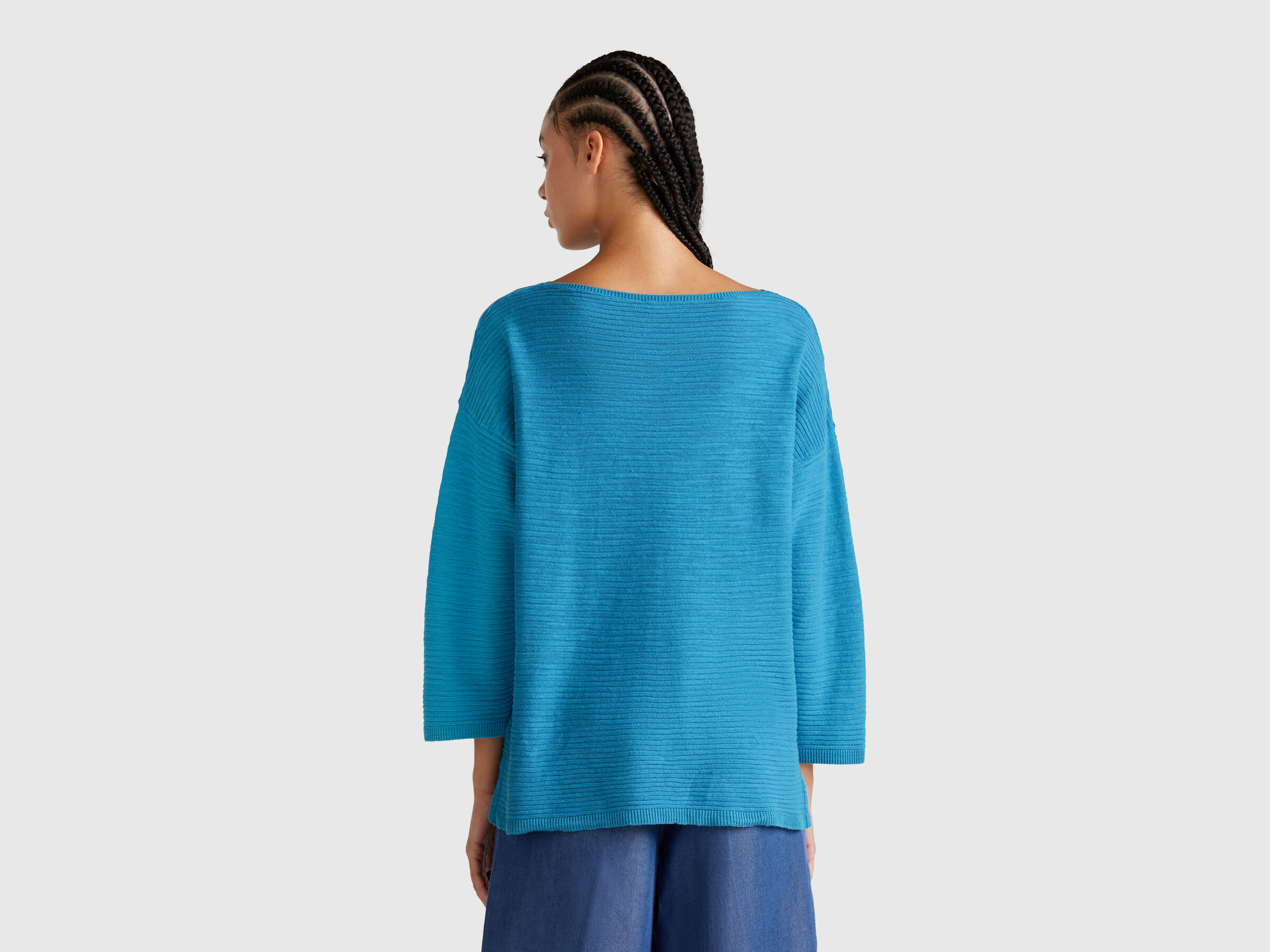 BOAT-NECK SWEAT.L/S Femme image number 1