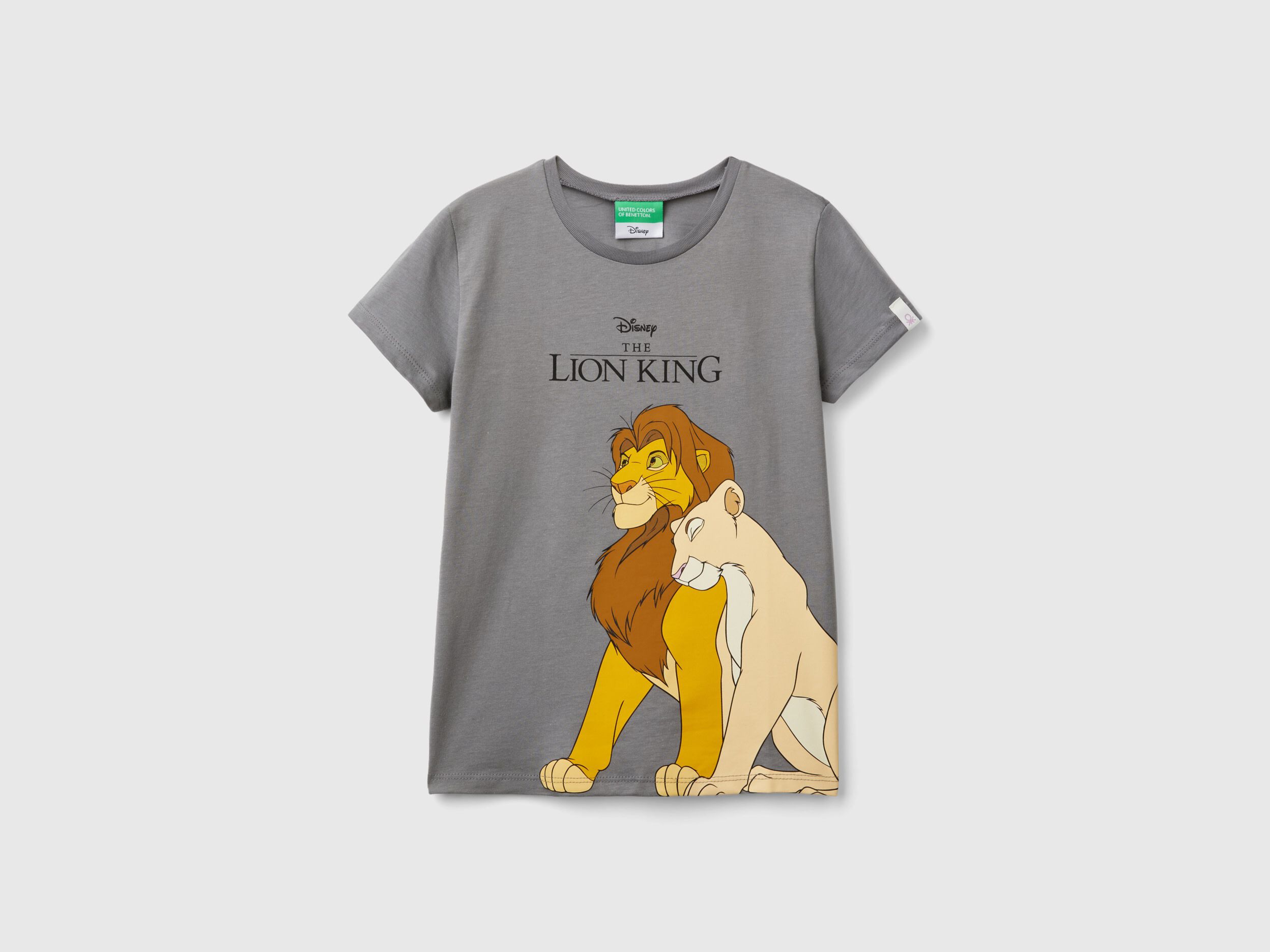 T shirt Disney Le Roi Lion gris fonce Gris Fonce Benetton