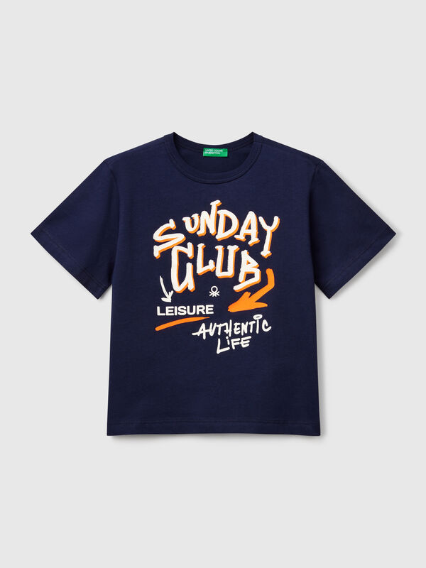 T-shirt with neon print Junior Boy