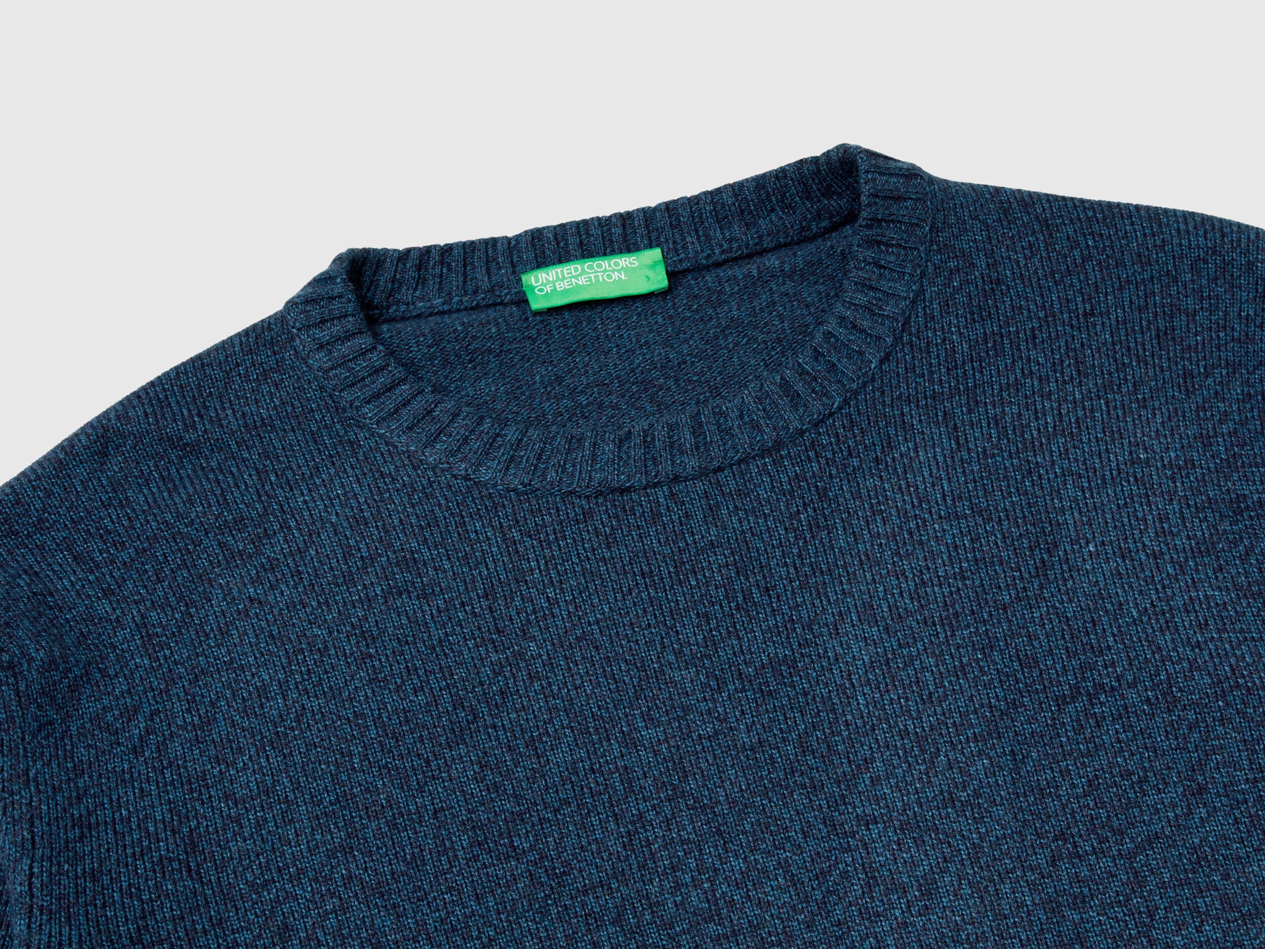 Maglia girocollo benetton discount
