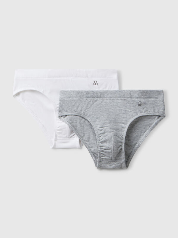 Due slip in cotone elasticizzato Bambino