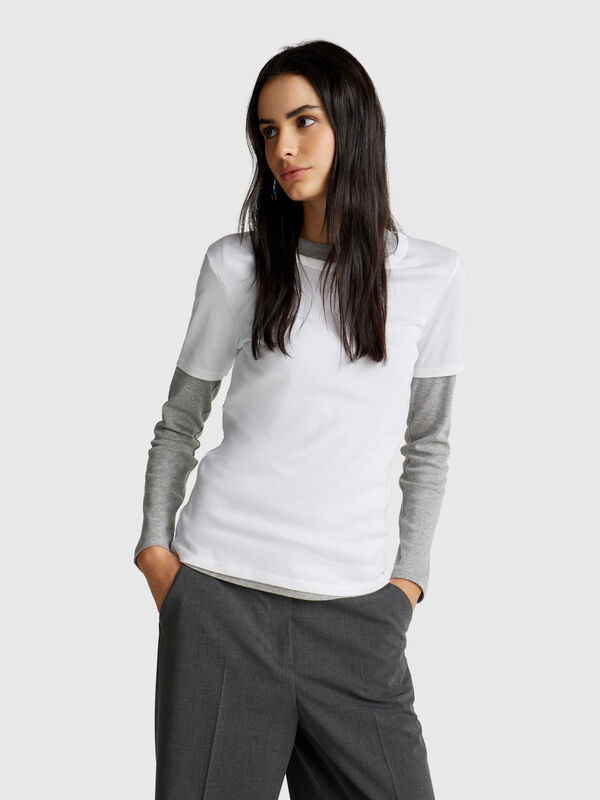 T-shirt coupe régulière Femme