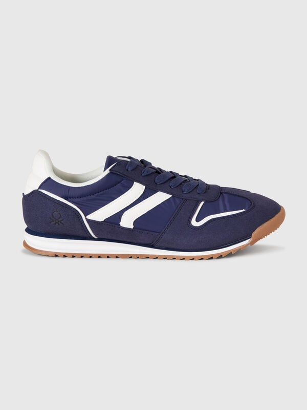 Sneakers basse effetto scamosciato Uomo