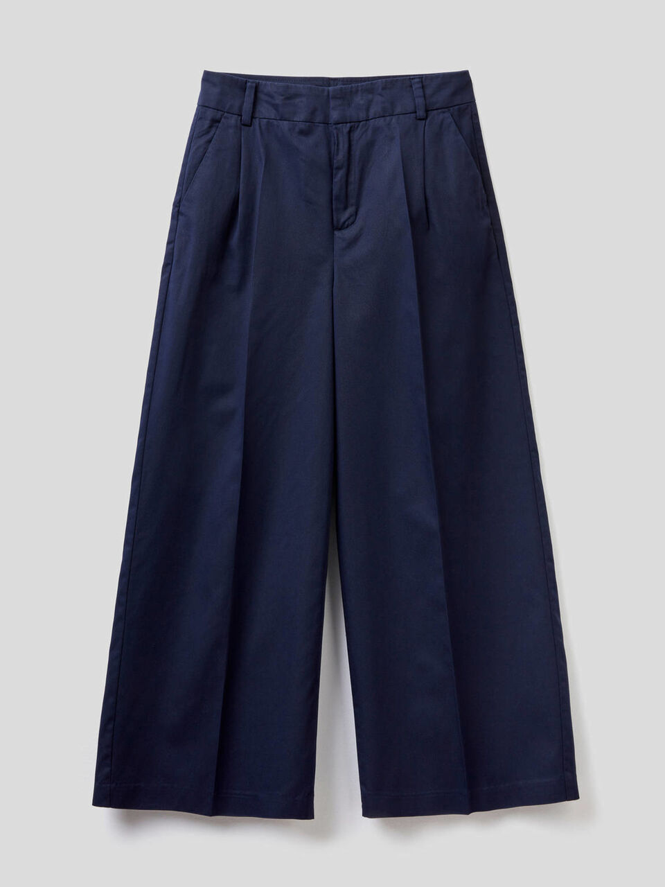 Pantalon à coupe ample avec pinces image number 1
