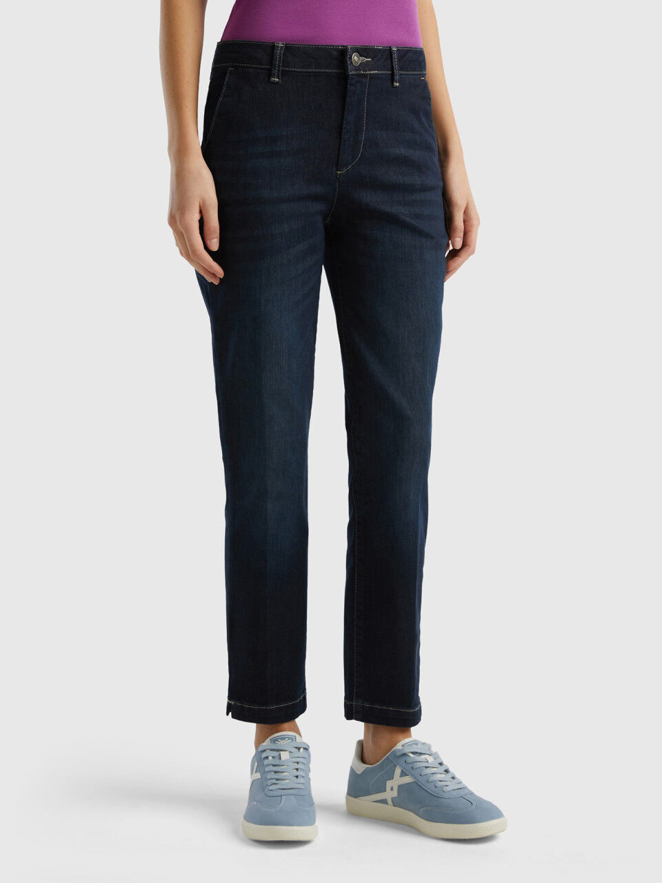 Benetton jeans sales femme