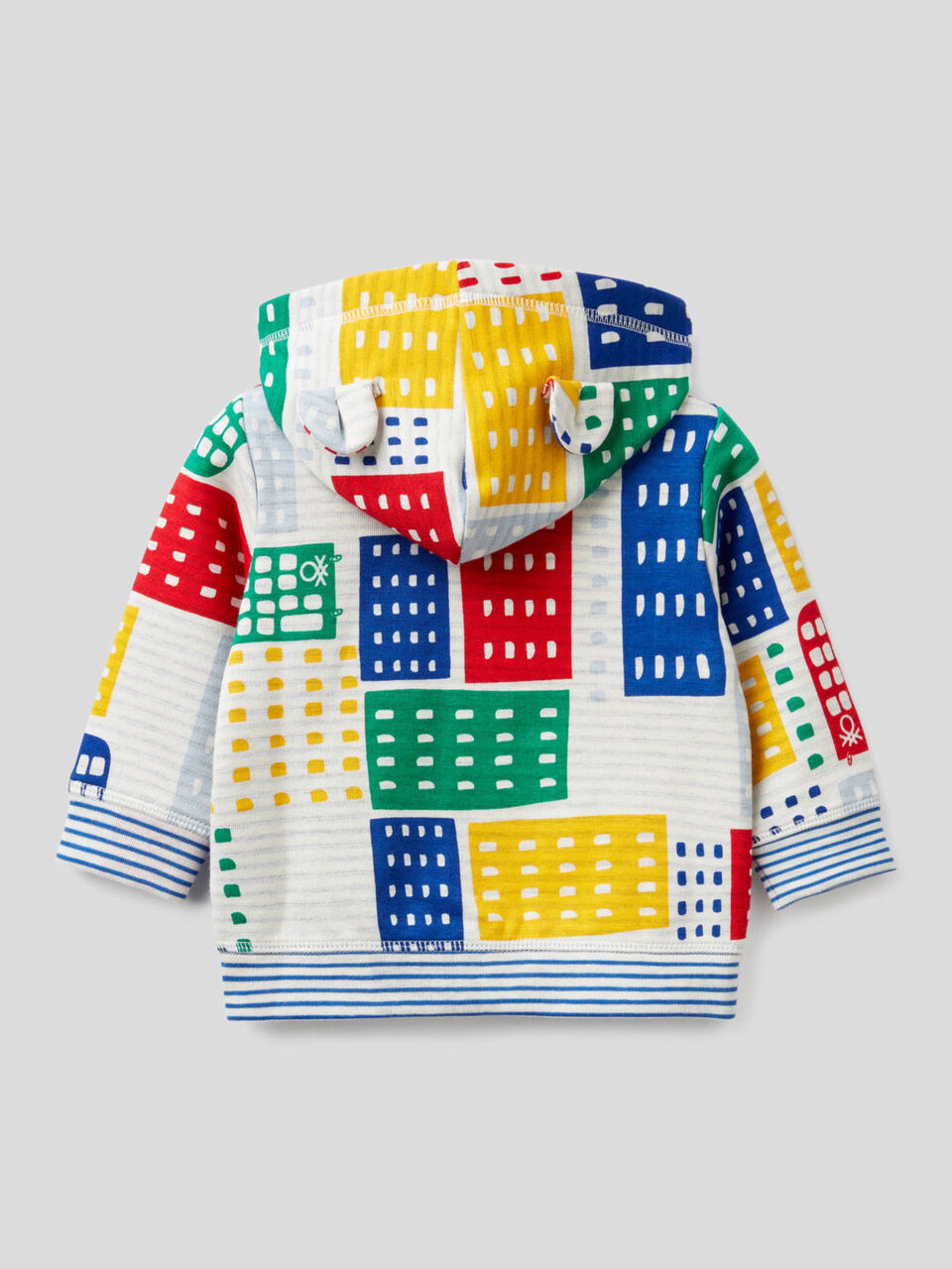 Hoodie in stretch organic cotton image number 2