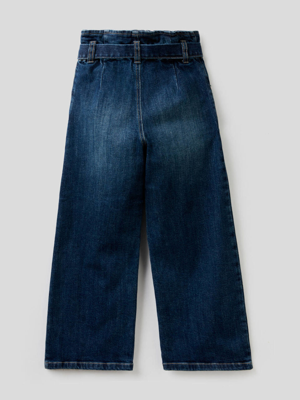 Jeans jambe ample avec ceinture image number 2