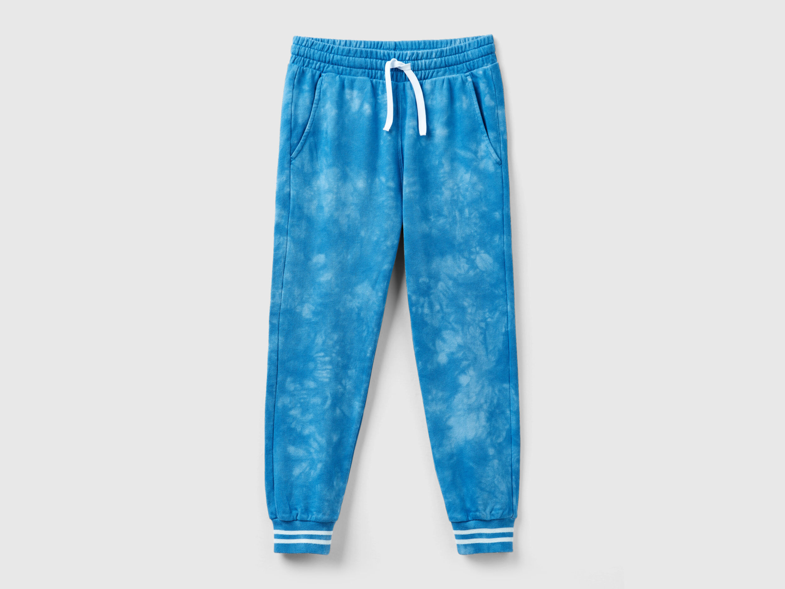 Tie dye sweatpants light blue clearance
