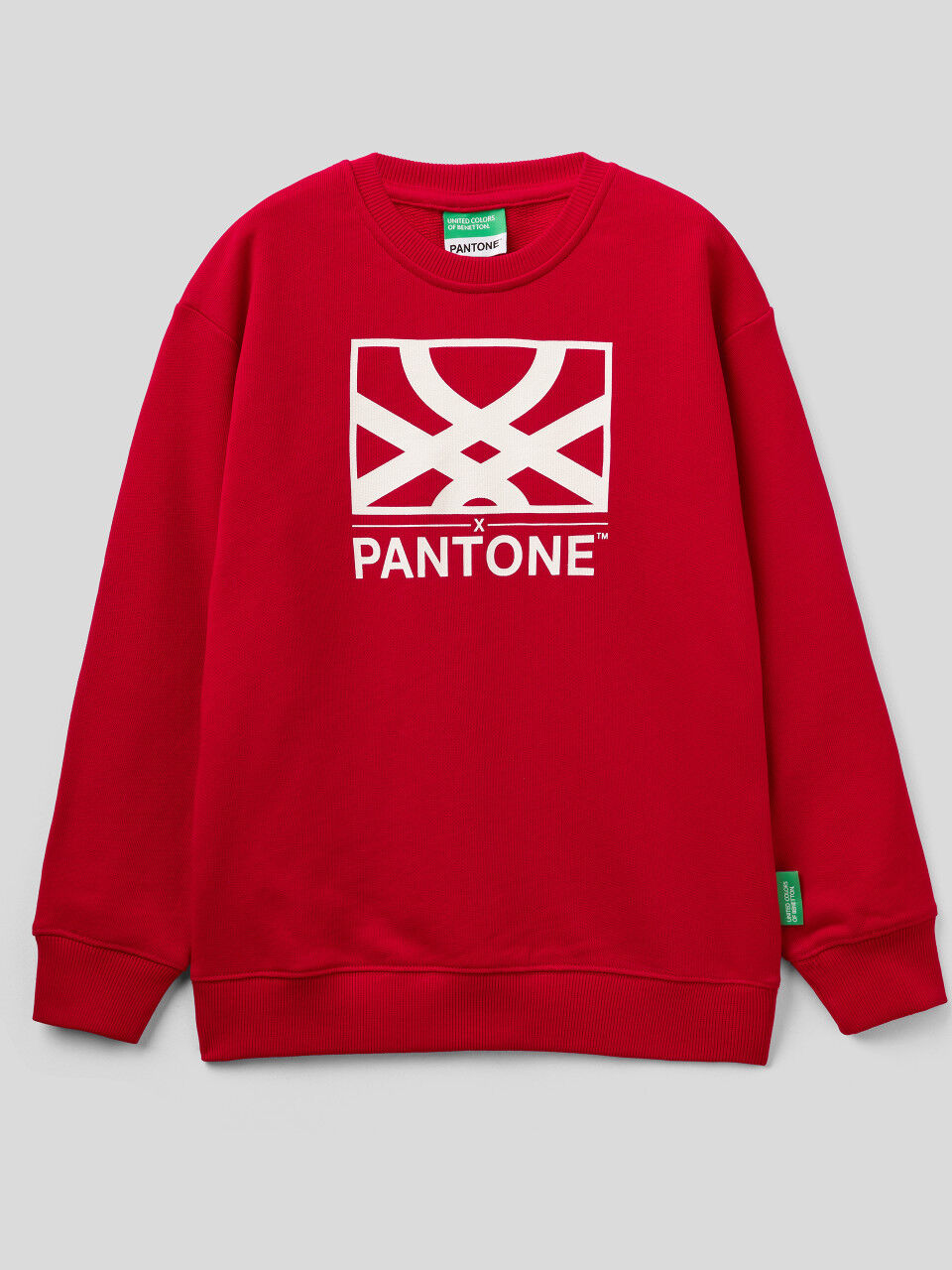 Geschlossenes Sweatshirt in Rot BenettonxPantone™