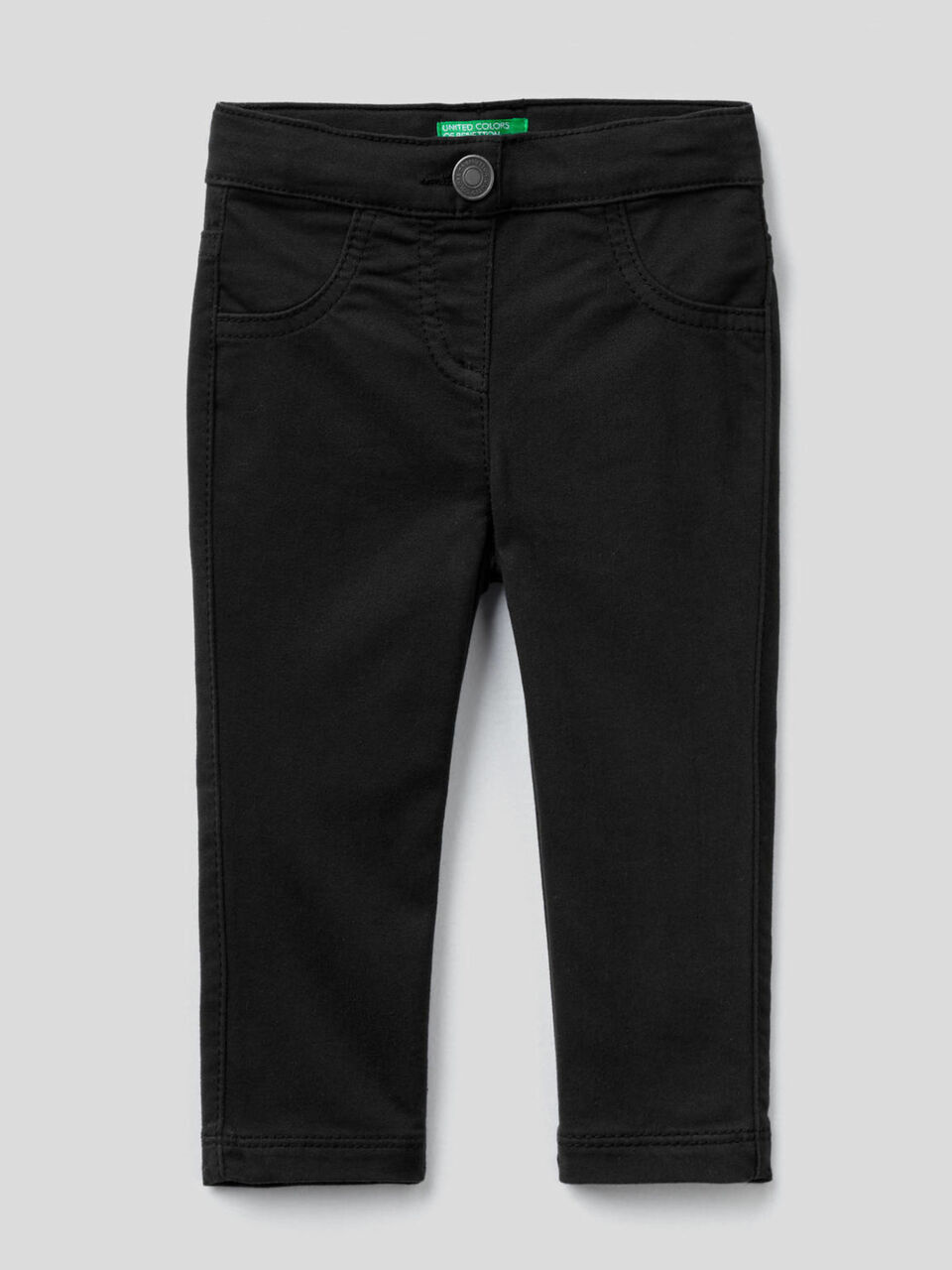Pantaloni in misto cotone stretch image number 1
