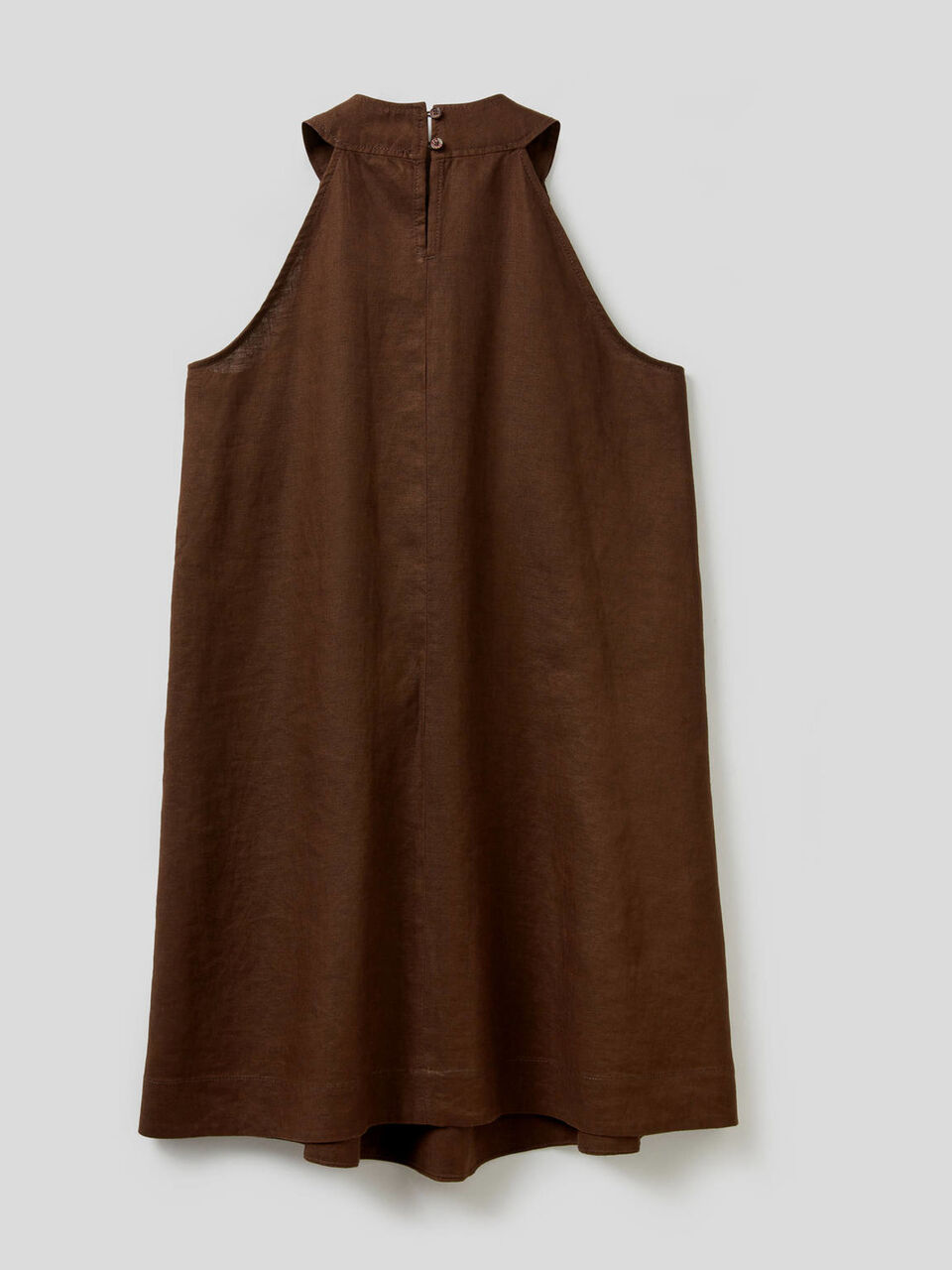 Vestito corto in 100% lino image number 2