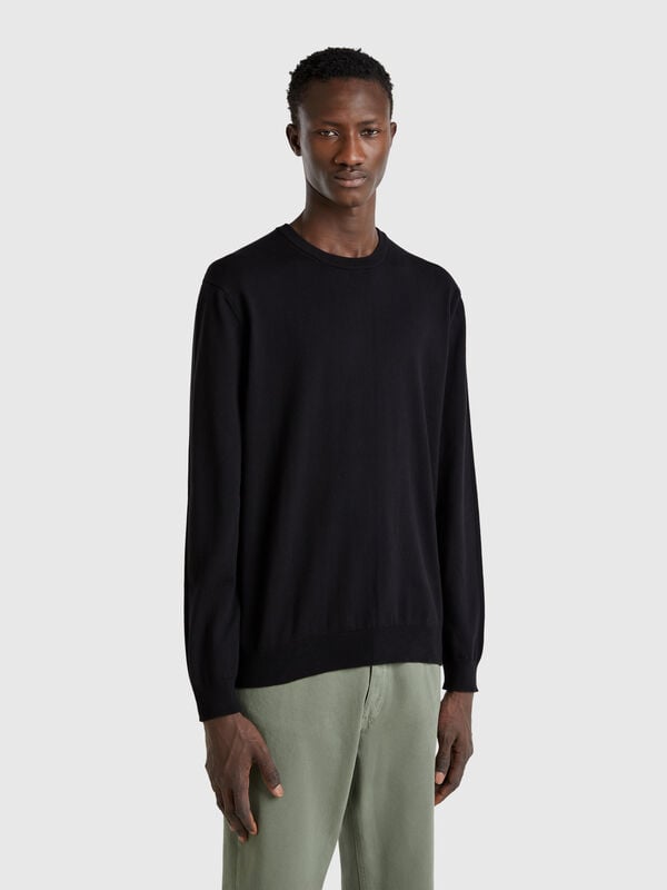 Pullover aus 100% Baumwolle mit Rundhalsausschnitt  Herren