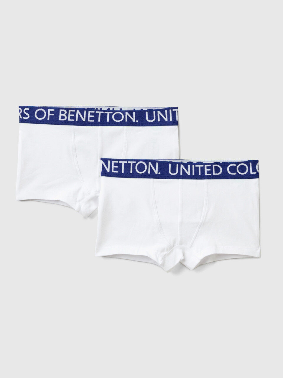 Two pairs of boxers in stretch organic cotton