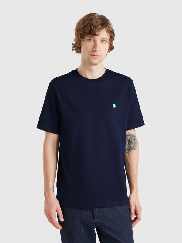 Basic-T-Shirt aus Baumwolle Herren