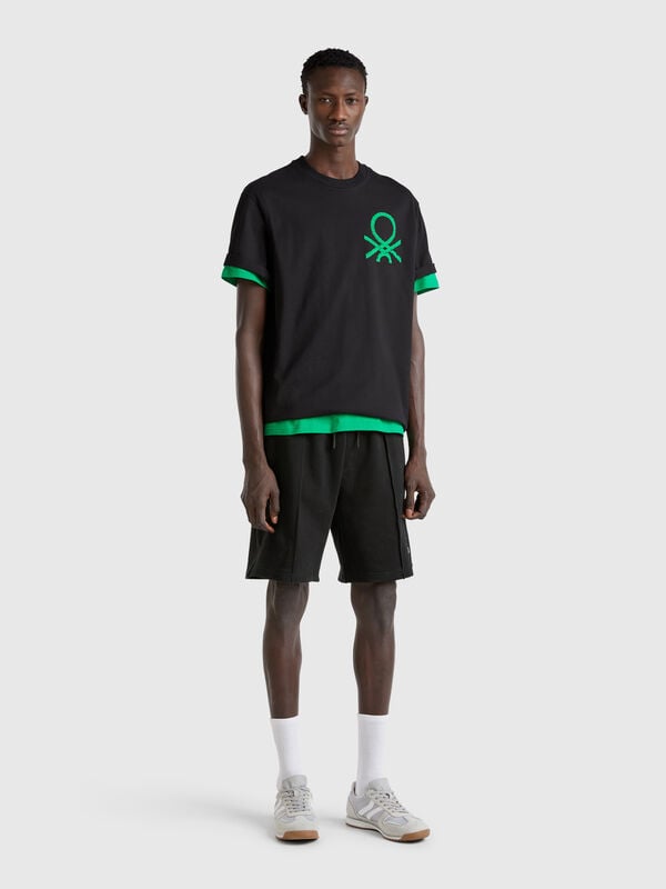 Bermuda en molleton de coton  Homme