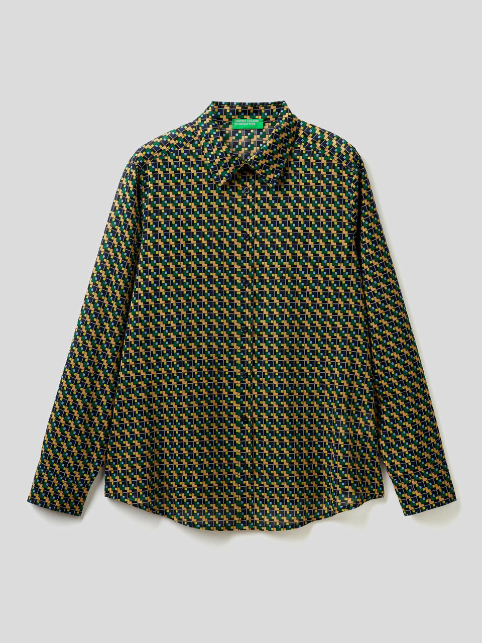 Bluse mit All-over-Muster image number 1