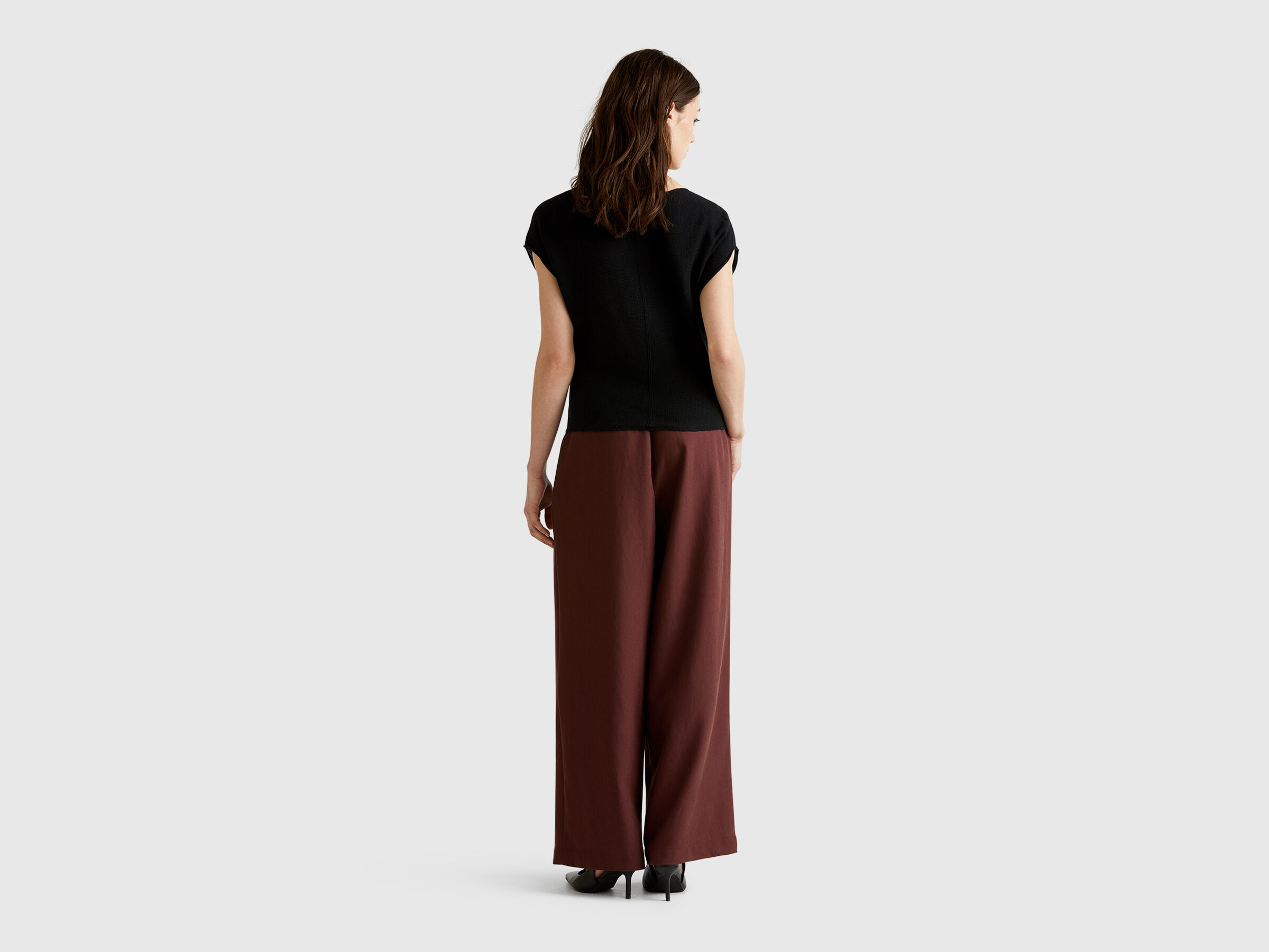 S/L V NECK SWEATER Femme image number 1