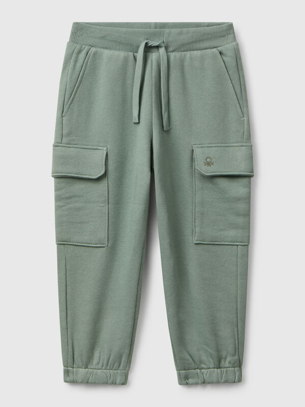 Cargo-Jogginghose aus Fleece Jungen