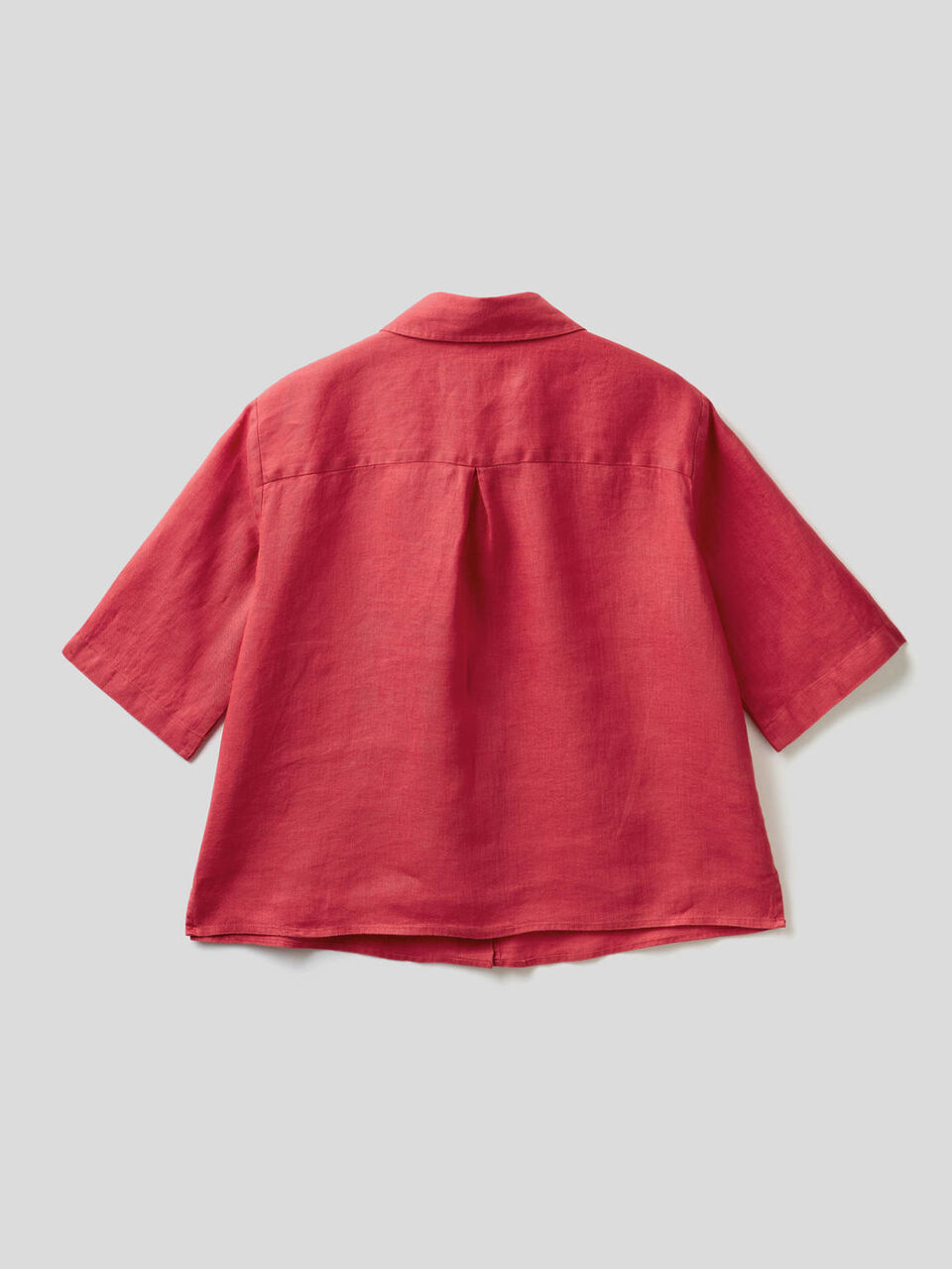 Chemise courte en pur lin image number 2