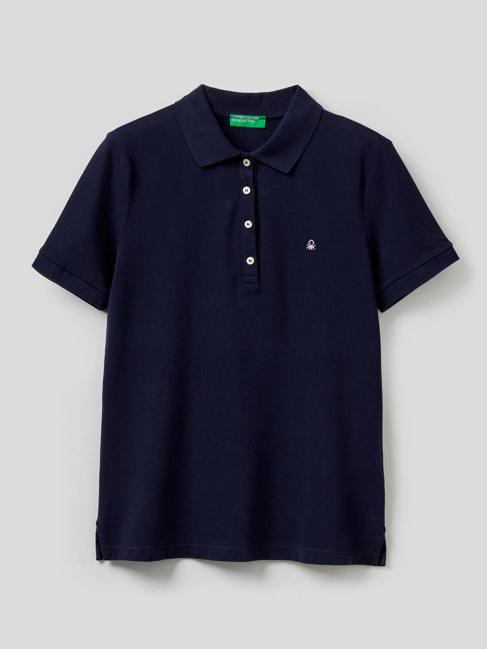 Polo en coton stretch image number 1