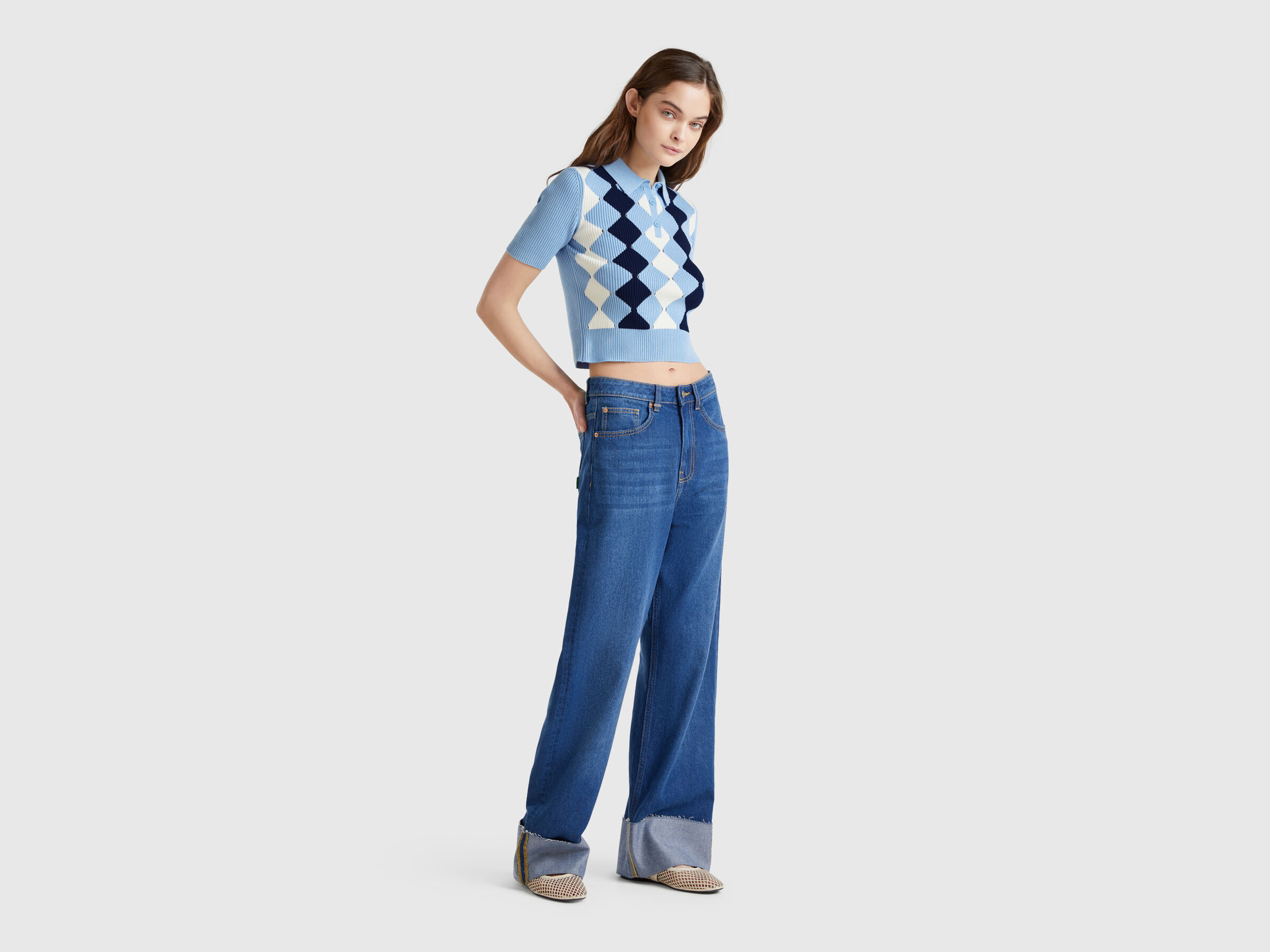 MAGLIA POLO M/M Donna image number 2