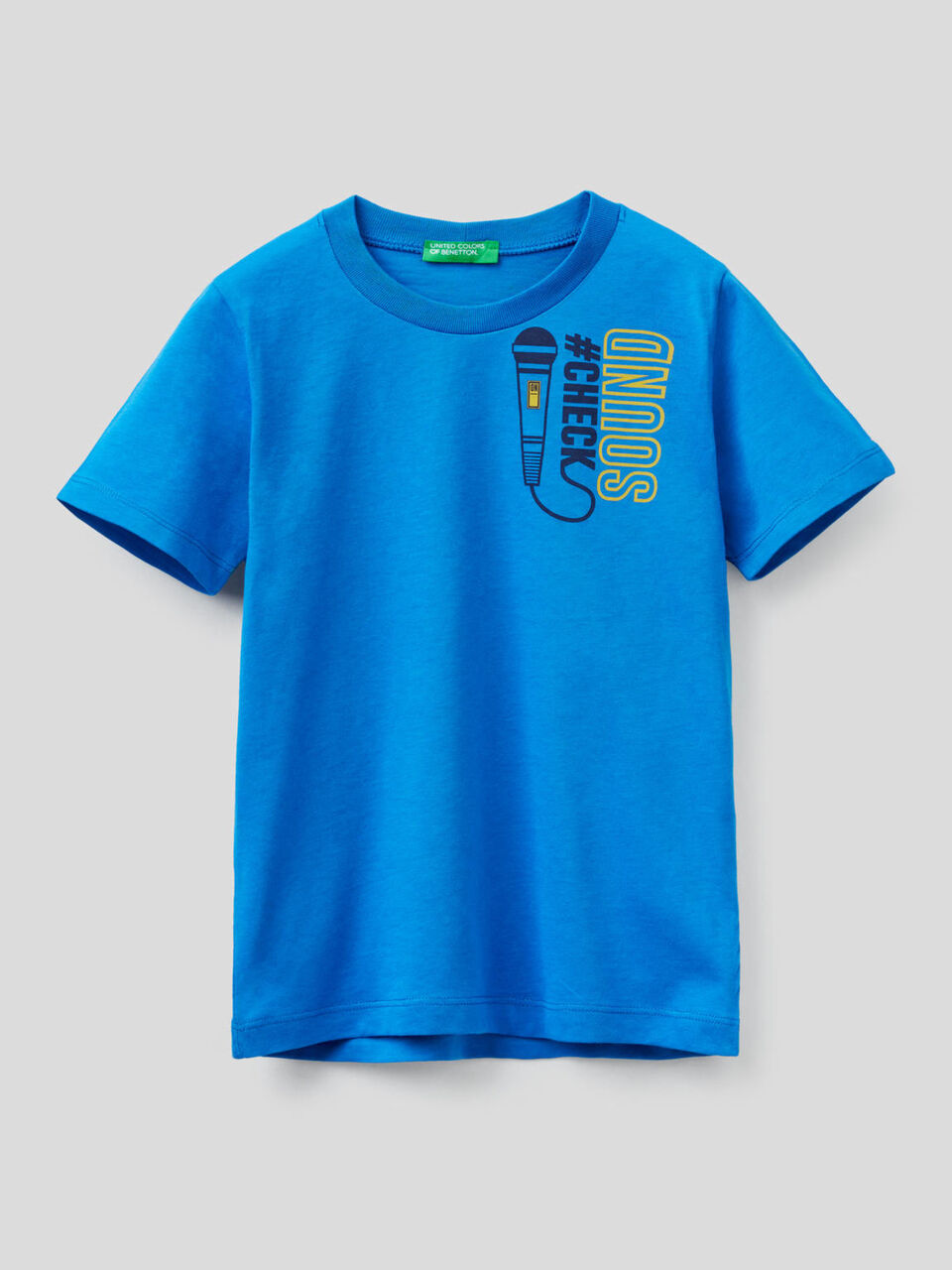 T-shirt manica corta in cotone biologico image number 1