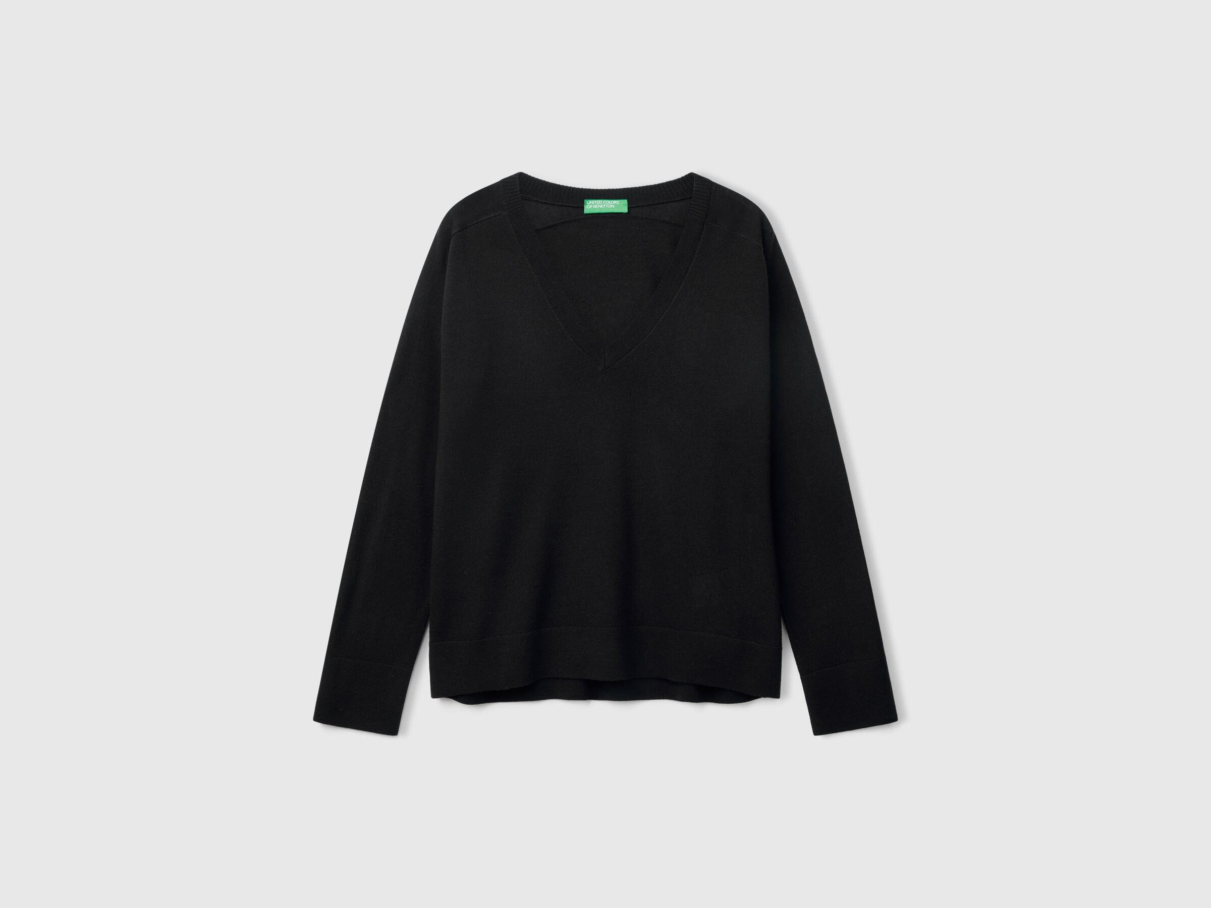 V NECK SWEATER L/S Femme image number 3