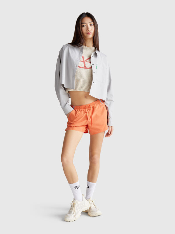 Short en nylon Femme