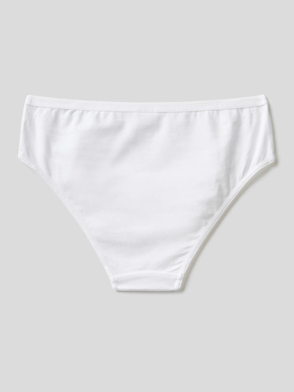 Slip fianco alto in cotone stretch image number 2