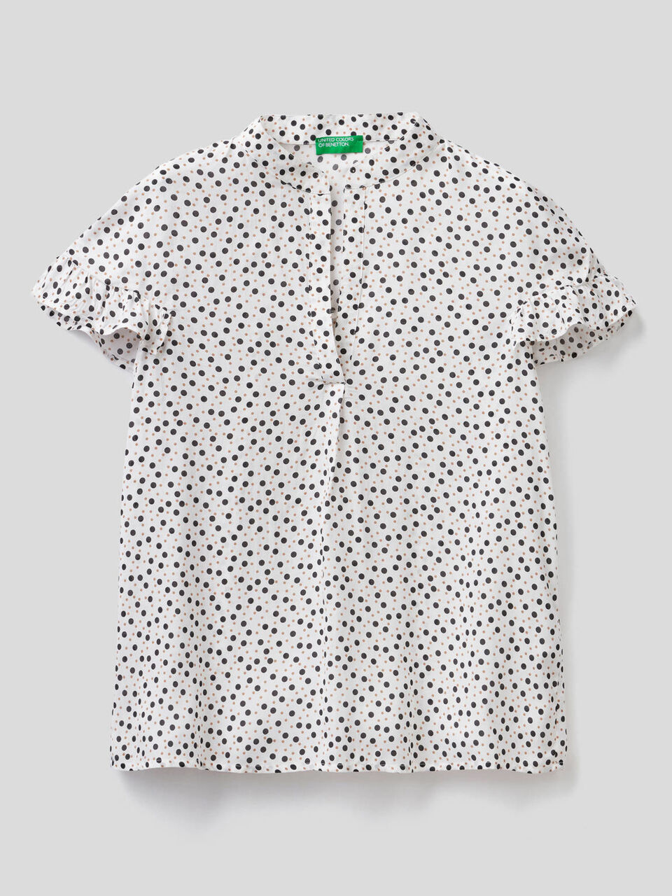 Blusa fantasia con rouches image number 1
